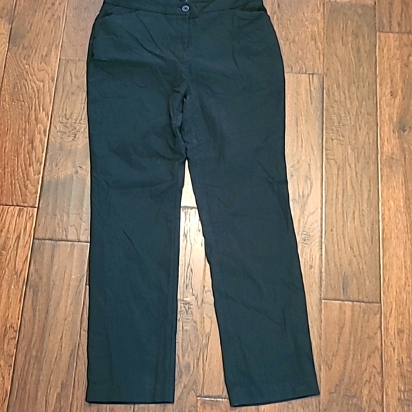 Rafaella women's black pants with speckled design size 10 - Picture 1 of 9